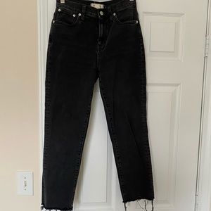 Madewell High Rise Slim Crop Boyjean